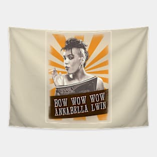 Vintage Aesthetic Bow Wow Wow Tapestry