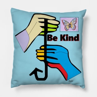 ASL Be Kind Pillow