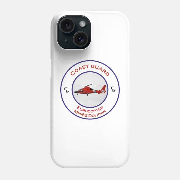 US Coastguard search and rescue Helicopter, Phone Case by AJ techDesigns