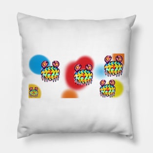 Colourful Digs Pillow