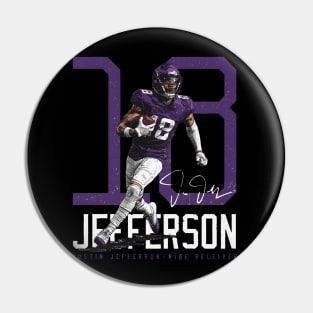 Justin Jefferson Minnesota Bold Number Pin