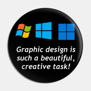 The Windows Logo shows some Beautiful Graphic Design! Pin