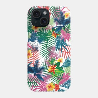 Colorful palm leaves Phone Case