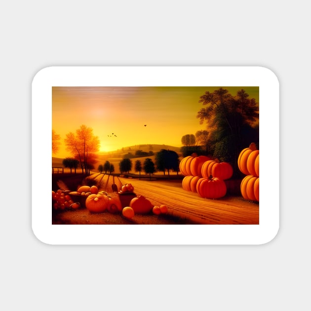 Harvest season Magnet by Annka47