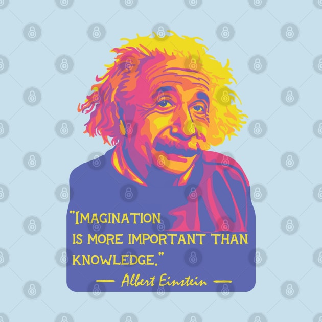 A. Einstein On Imagination and Knowledge by Slightly Unhinged