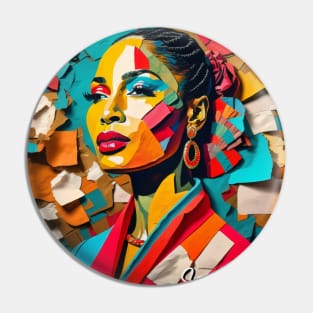 Sade Adu // Paper Art Pin