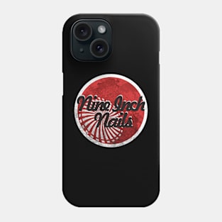 Nine Inch on red color Phone Case