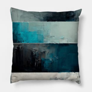 Realms, abstract art painting Pillow