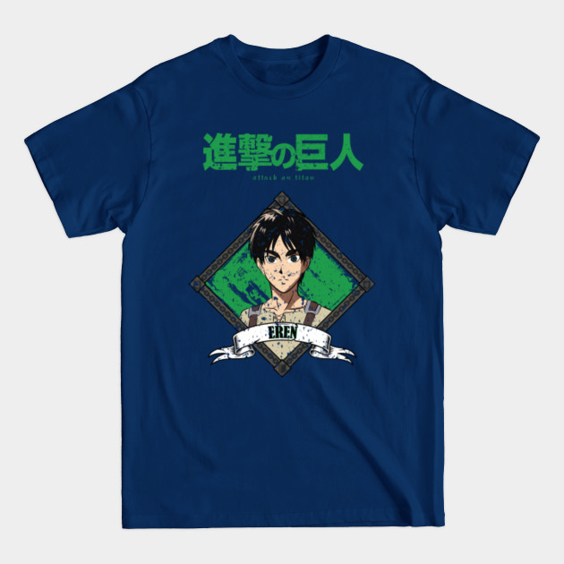 Disover ATTACK ON TITAN: EREN (GRUNGE STYLE) - Attack On Titan - T-Shirt