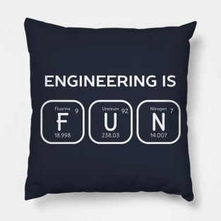 Engineering Is Fun Periodic Table Pillow