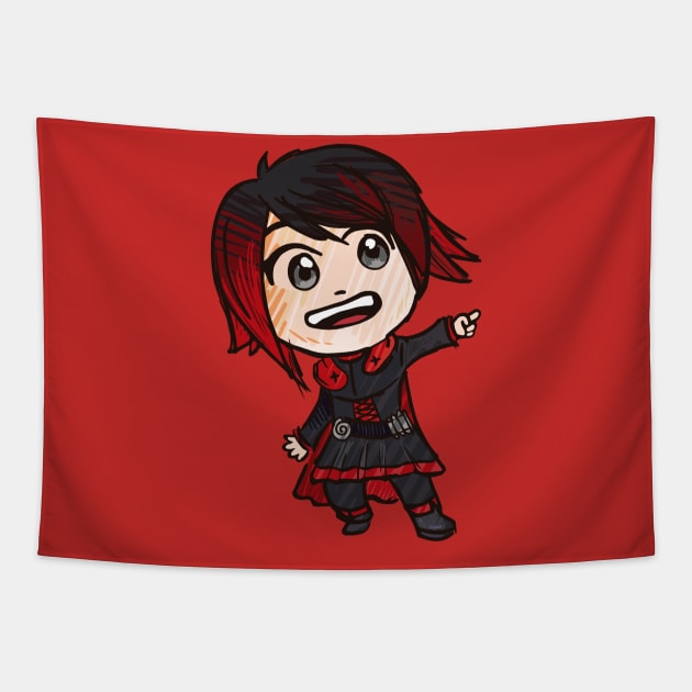 Rwby Rose Tapestry by vizcan