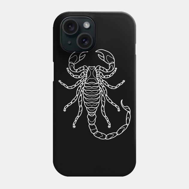 Scorpio Phone Case by Sadhakaya