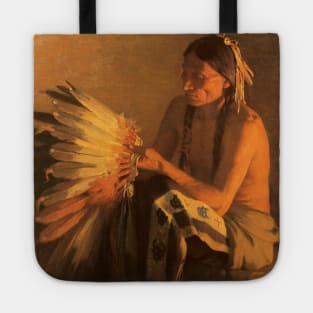 Old War Bonnet by Joseph Henry Sharp Tote