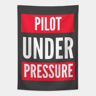 Pilot Under Pressure Tapestry