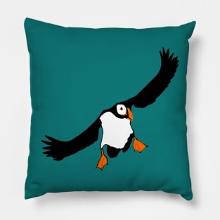 Puffin fly in Pillow