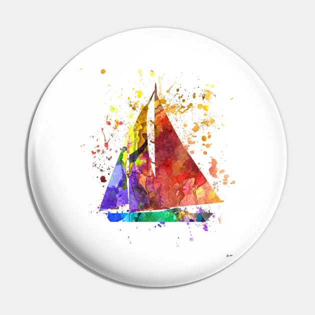 Sailboat Pin by danieljanda