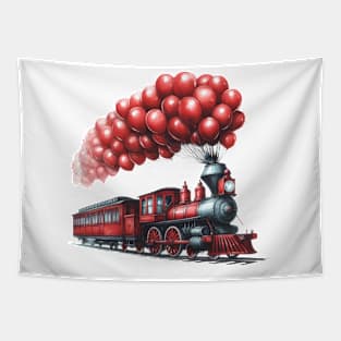 Valentine Locomotive Tapestry