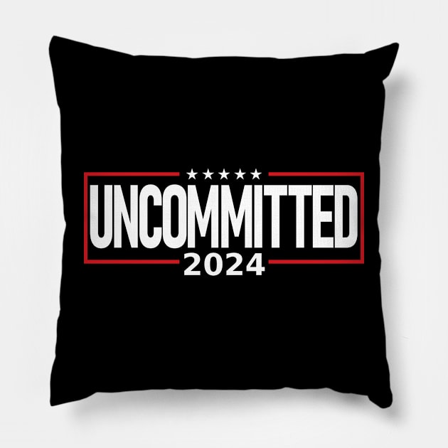 UNCOMMITTED 2024 Pillow by Decamega