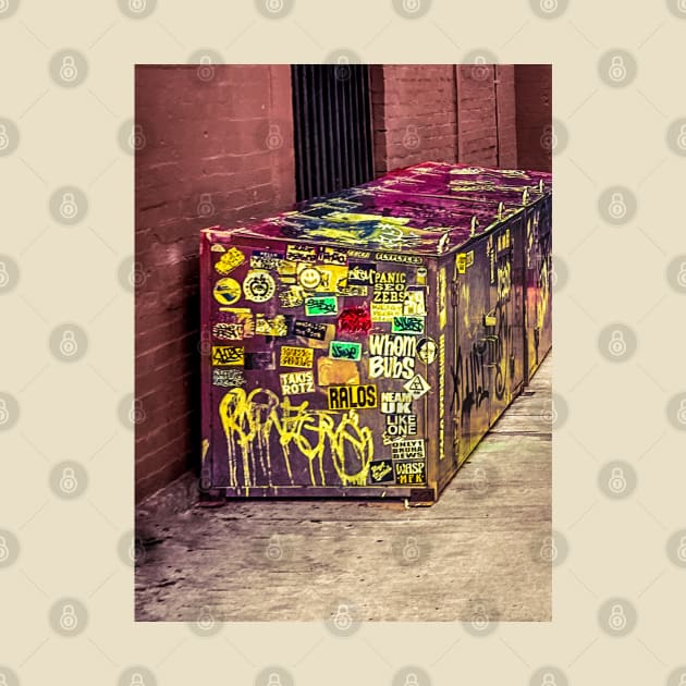 Graffiti Street Art Sticker NYC by eleonoraingrid