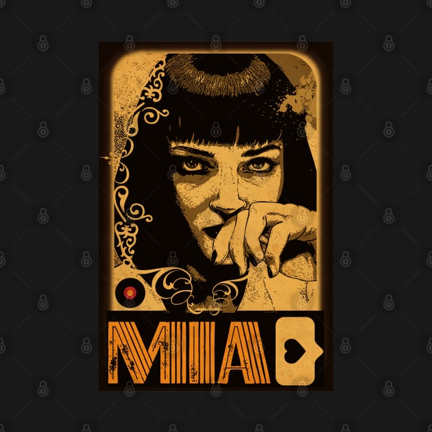 Mia W. Vintage Ticket by CTShirts