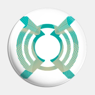 Geometric lineart mint abstract Pin