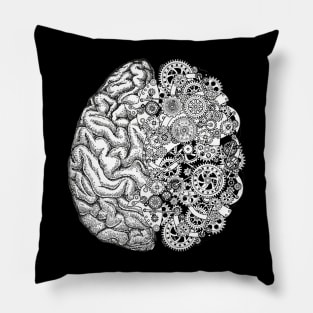 Brain human anatomy,gear, mental Pillow