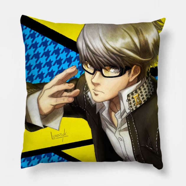 Yu Narukami Pillow by Lunatyk