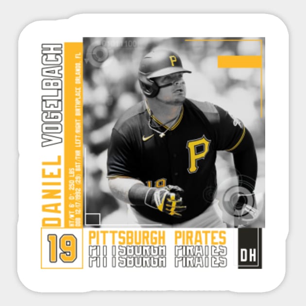 Daniel Vogelbach Baseball Edit Tapestries Pirates