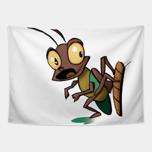 Cute Cricket Drawing Tapestry