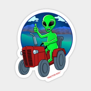 Tractor Critters Alien Magnet