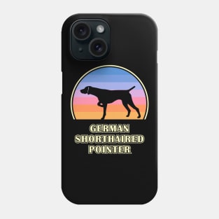 German Shorthaired Pointer Vintage Sunset Dog Phone Case