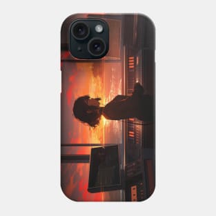 Lofi Girl DJ Sunrise Phone Case