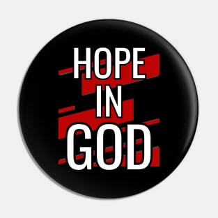 Hope In God Pin
