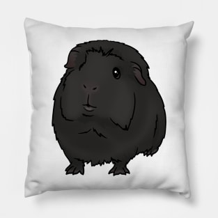 Black Crested Guinea Pig Pillow