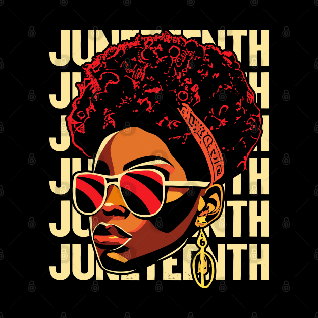 Black History Juneteenth Art for Men, Women, Girl by Apocatnipse Meow