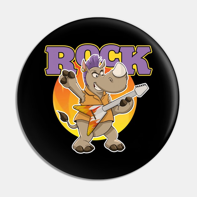 Rockin Rhino Pin by GAMAS Threads