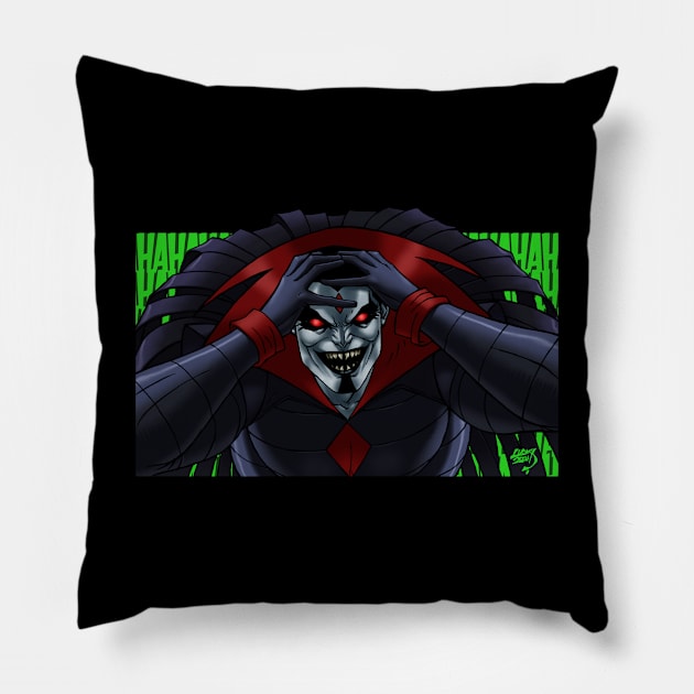 Sinister Laugh Pillow by artoflucas