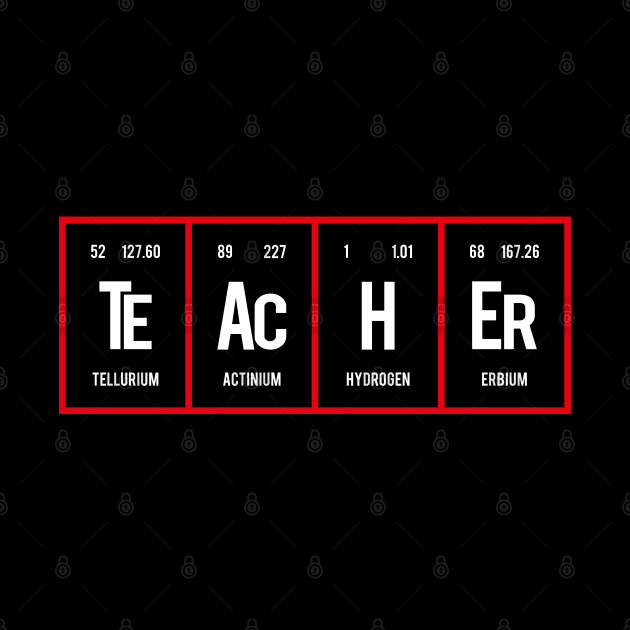 Teacher - Periodic Table of Elements by Distrowlinc