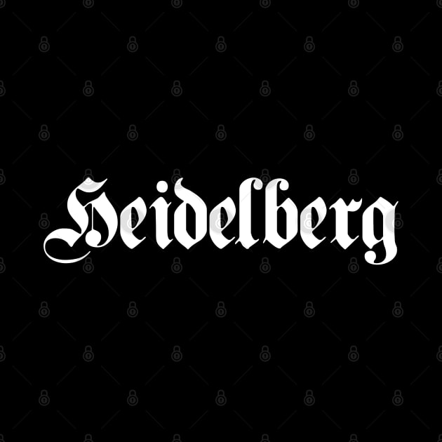 Heidelberg written with gothic font by Happy Citizen