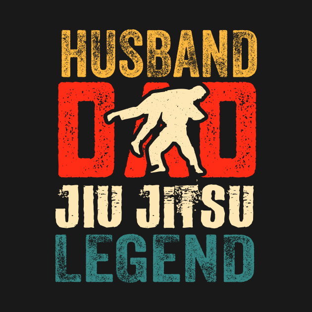 husband dad  jiu jitsu legend by TheDesignDepot