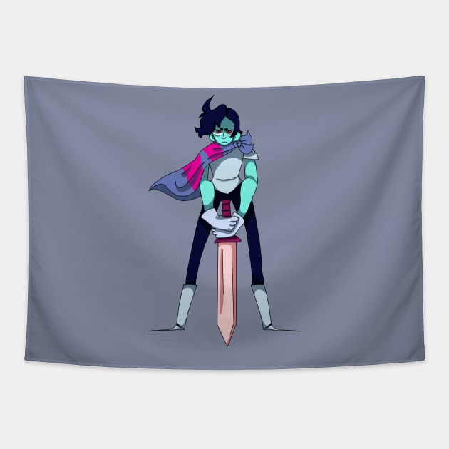 Kris Deltarune Tapestry by Brockshu