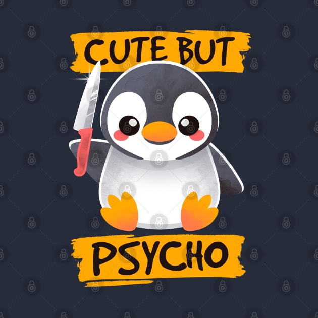 Cute but psychopat penguin by NemiMakeit