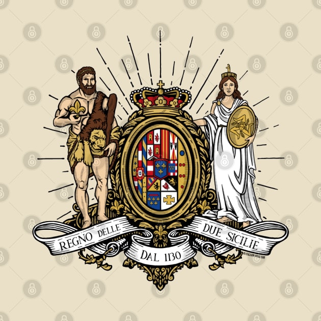 Two Sicilies Coat of Arms by ItalianPowerStore