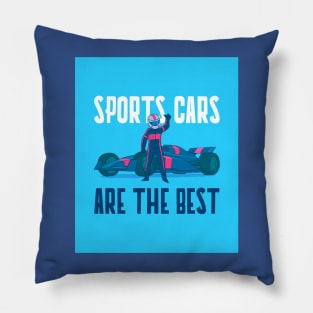 Sports cars are the best! Pillow