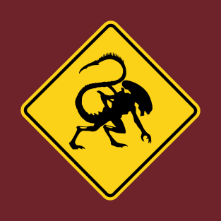 XENOMORPH CROSSING SIGN T-Shirt