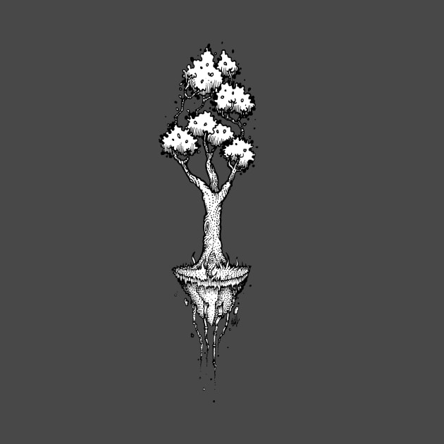 Floating tree by TattooTshirt