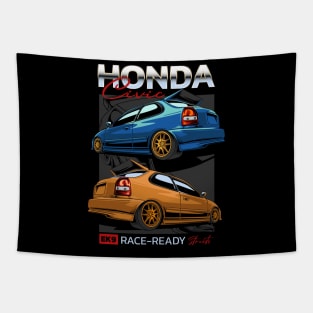 Civic EK9 Race Ready Tapestry