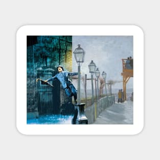 Van Gogh’s Le Moulin de la Galette Terrace and Gene Kelly in Singin’ in the Rain. Magnet