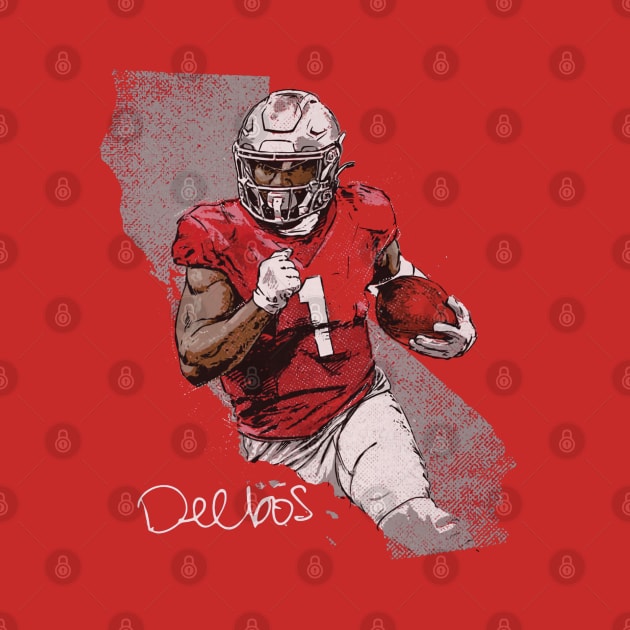 Deebo Samuel San Francisco City Map by artbygonzalez