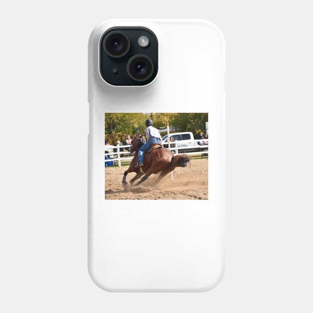 Barrel racing Phone Case by theartsyeq